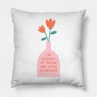 Allergic to Pollen Pillow