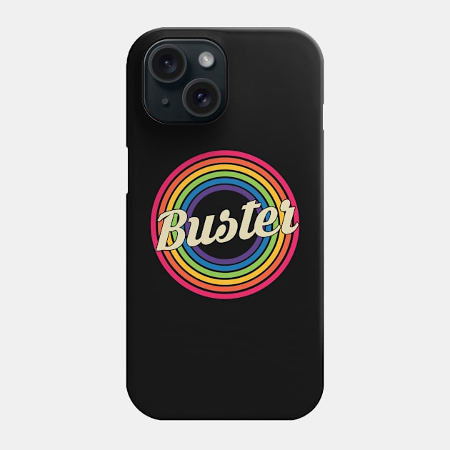 Buster - Retro Rainbow Style Phone Case by MaydenArt