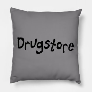 Vintage Drugstore Band Pillow