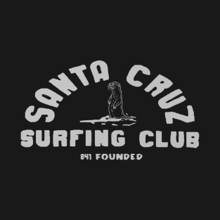 841 Santa Cruz Surfing Club GRAY T-Shirt