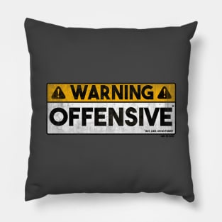 Warning - Offensive (*but, like, oh so funny) Pillow