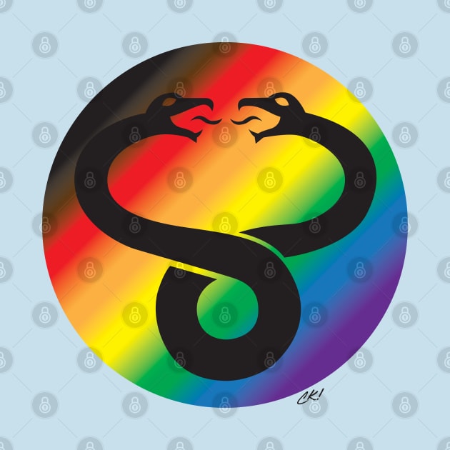 Evil Spirits Shiel (Gay PrideFlag) by CKline