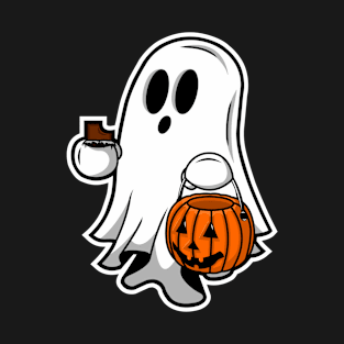 Ghost Trick or Treating T-Shirt