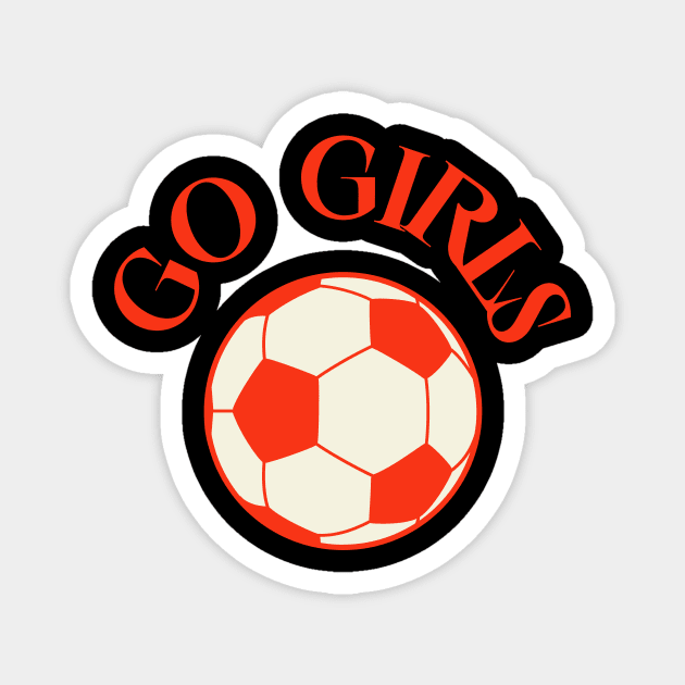 Soccer Girls Magnet by Junomoon23