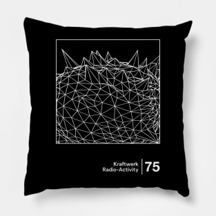 Radio-Activity - Minimalist Graphic Design Artwork Pillow