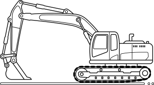 Excavator B Magnet