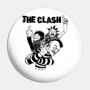 Punk Rock Man Of The Clash Pin