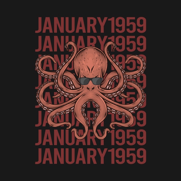 Funny Octopus - January 1959 by songuk