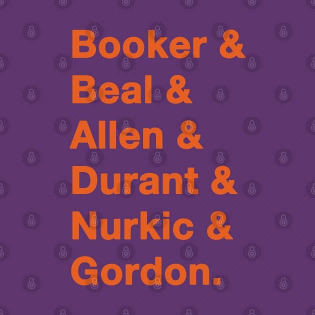 Suns '23-'24 playoff squad by IdenticalExposure