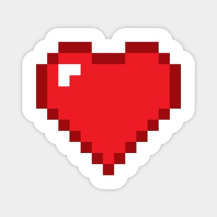 Pixel Heart Magnet