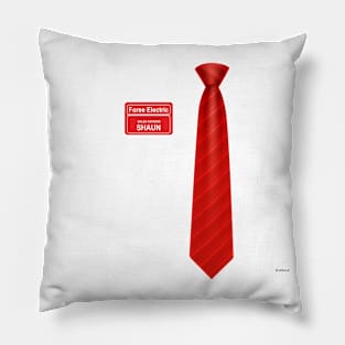 Shaun Foree Electric Name Tag & Neck Tie Pillow