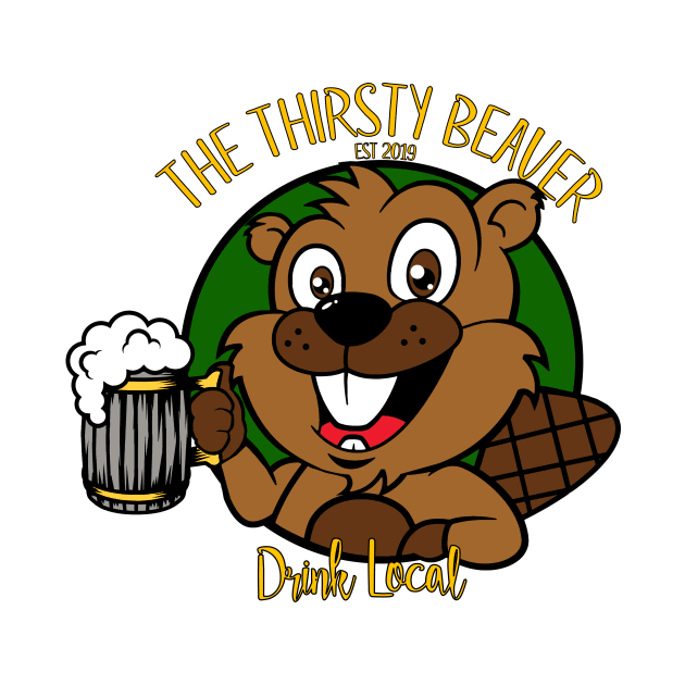 The Thirsty Beaver Mug Logo by TheThirstyBeaverFL