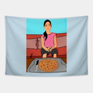 pizza craving Tapestry