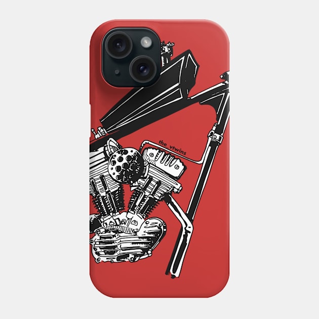 sporty chopper Phone Case by the_vtwins