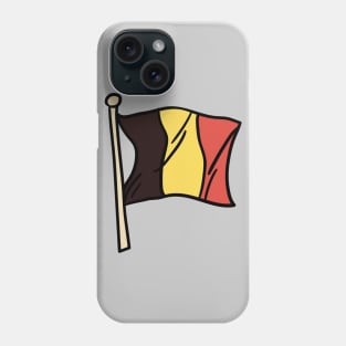 Belgian Flag Illustration Phone Case