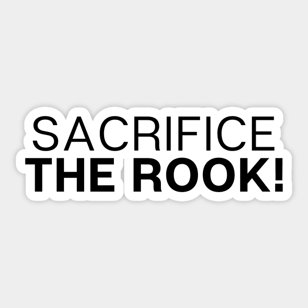 Sacrifice The Rook Gothamchess Meme Shirt