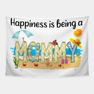 Happiness Is Being A Mammy Summer Beach Happy Mother's Day Tapestry