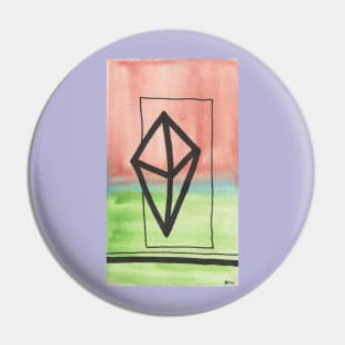 Geometric Gemstone Drawing Pin