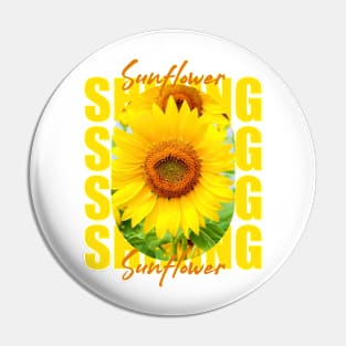 Sunflower Pin