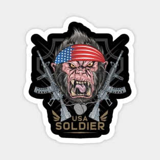 KONG USA SOLDIER Magnet