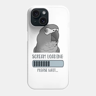 Scream Loading African grey Phone Case