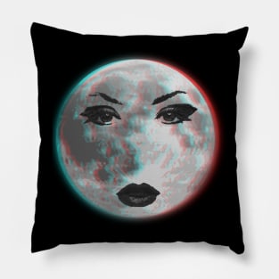 The Lady in the Moon Pillow