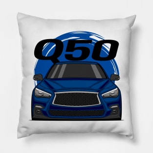 Front Blue Q50 Sedan JDM Pillow