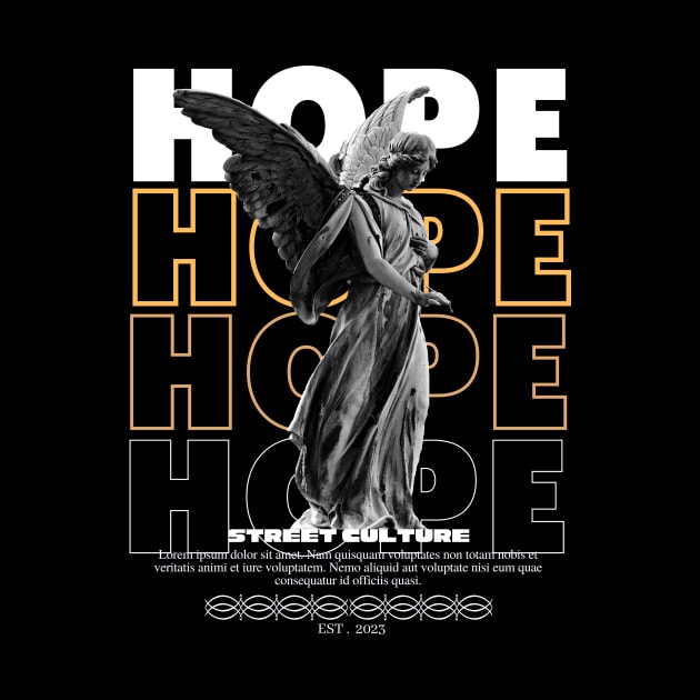 Elevated Hope: Angelic Inspiration Tee by ElevateWear