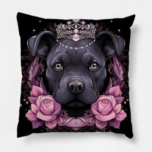 Blue Nose Staffy Princess Pillow