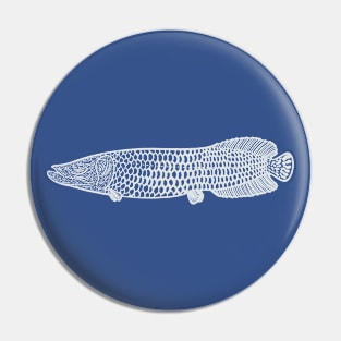 Arapaima detailed nature lover's design Pin