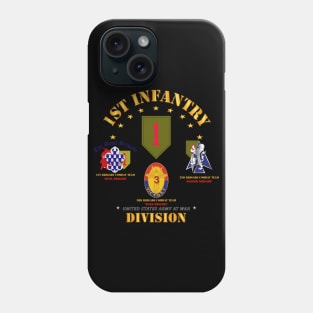 1st Infantry Division w Named BCTs Phone Case