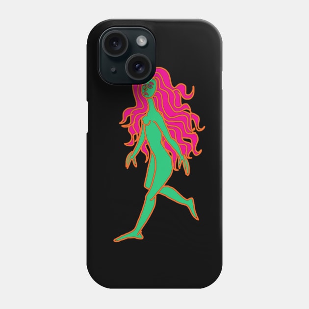 The Green Lady Phone Case by charleyllama