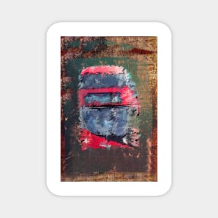 Art - Londn - Red Bus Magnet