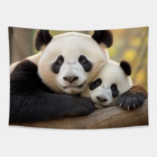 Panda Animal Wild Beauty Freedom Wilderness Enchanting Tapestry