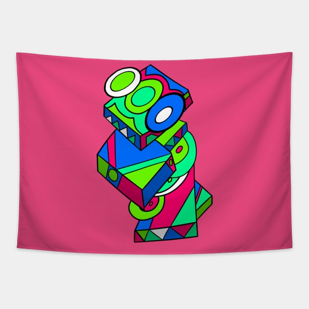 Candy Totem Tapestry by VazMas Design