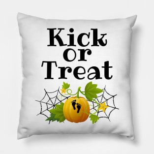 Kick or treat Halloween Pregnancy Pillow