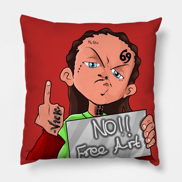 Boondocks Pillow by vicktoonz