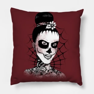 Day of the Dead Ballerina Pillow