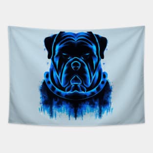 Mastiff Large Dog Minimal Stencil Art Tapestry