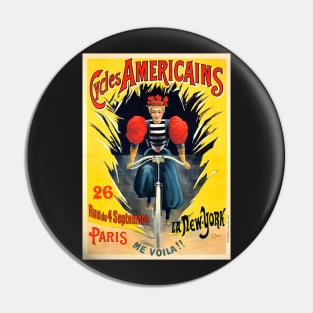 Vintage French Advertising - bicycle Pin