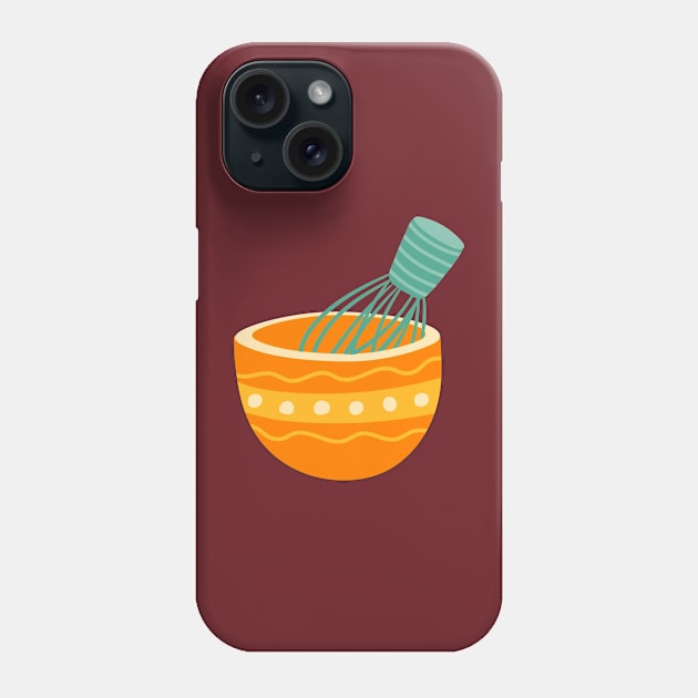 Kitchen Joy: Colorful Bowl Phone Case by Pieartscreation