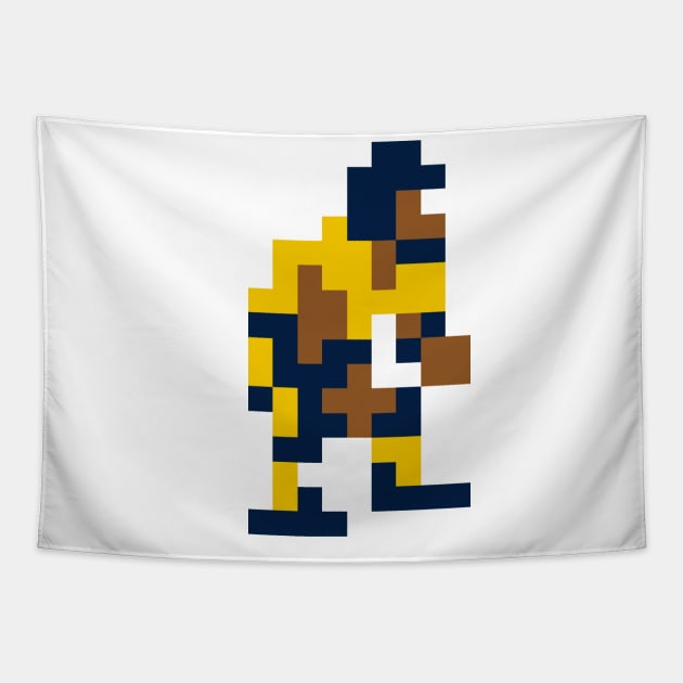 8-Bit Linebacker - Michigan Tapestry by The Pixel League
