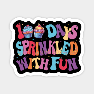 100 Days Sprinkled With Fun Cupcake 100th Day of School Magnet