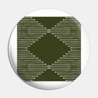 Geo (Olive Green) Pin