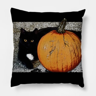 Little Pumpkin - Halloween Kitty Pillow