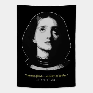 Joan Of Arc Quote Tapestry