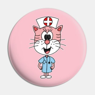 Cat Nurse Appreciation National Nurses Day Pin