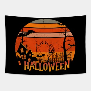 Classic Halloween Ghost Tapestry