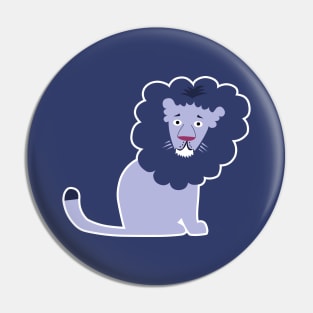 Blue Lion Pin