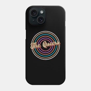 vintage circle line color The Queers Phone Case